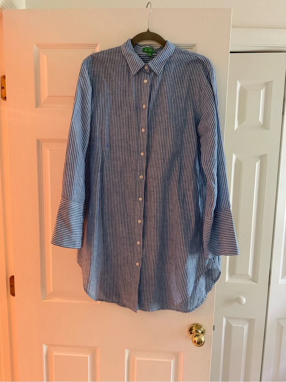 J. Crew linen/cotton blend cover-up, NWOT, xs, fits like S-M